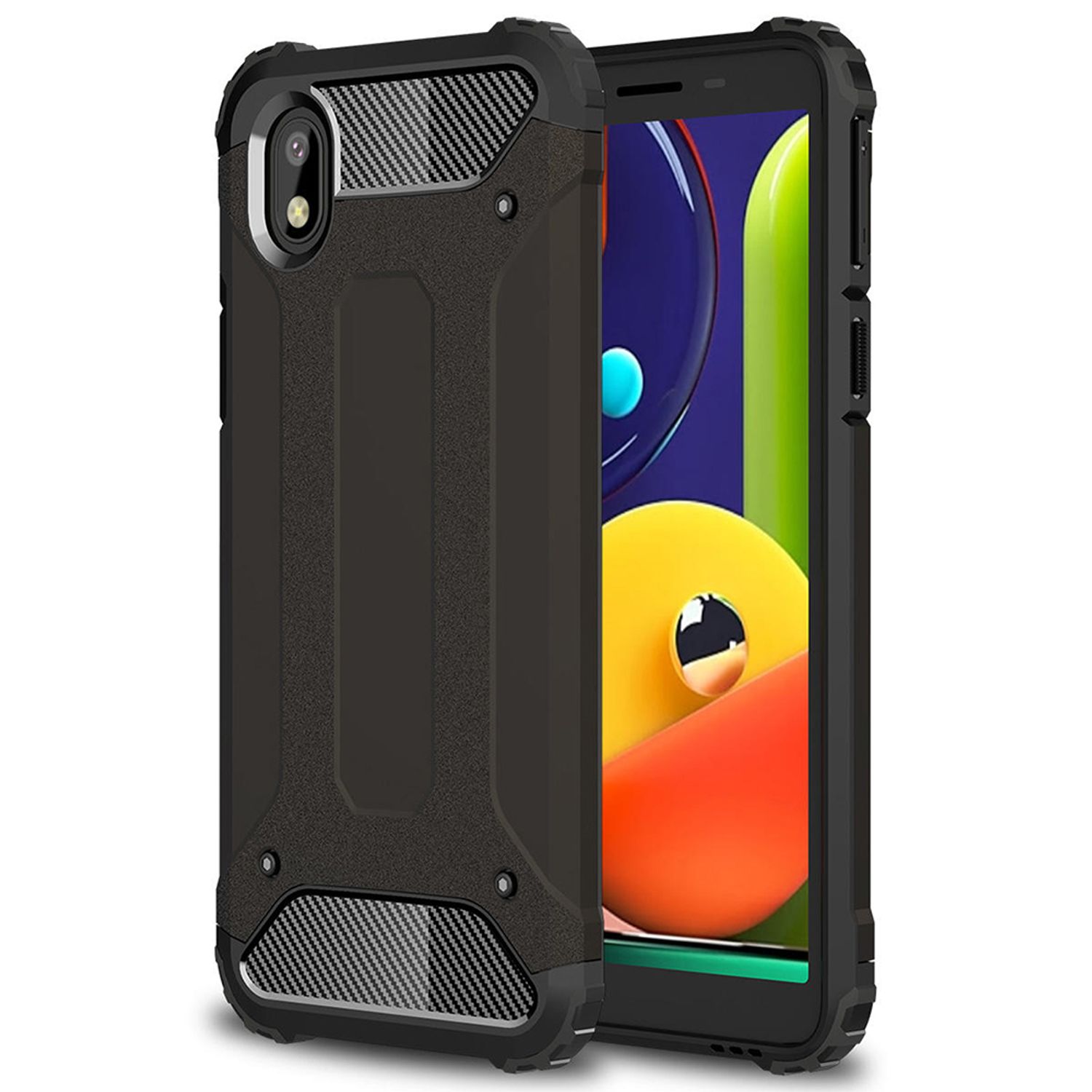 Husa Techsuit - Hybrid Armor - Samsung Galaxy A01 Core - Black fotografia produsului