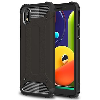 Husa techsuit - hybrid armor - samsung galaxy a01 core - black