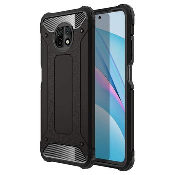 Husa techsuit - hybrid armor - xiaomi redmi note 9t - black