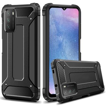 Husa techsuit - hybrid armor - xiaomi poco m3 - black