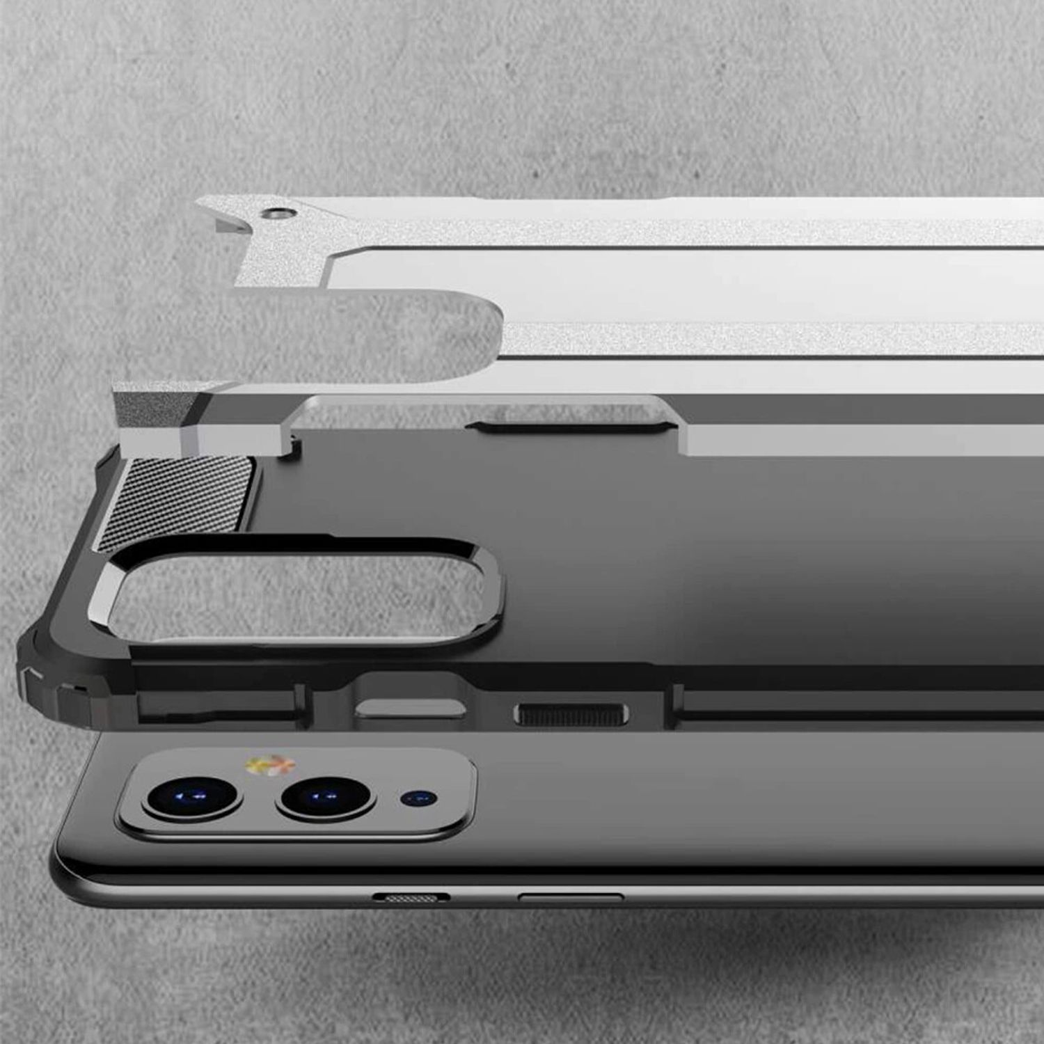 Husa Techsuit - Hybrid Armor - Oneplus 9 PRO - Black fotografia produsului View 3 L