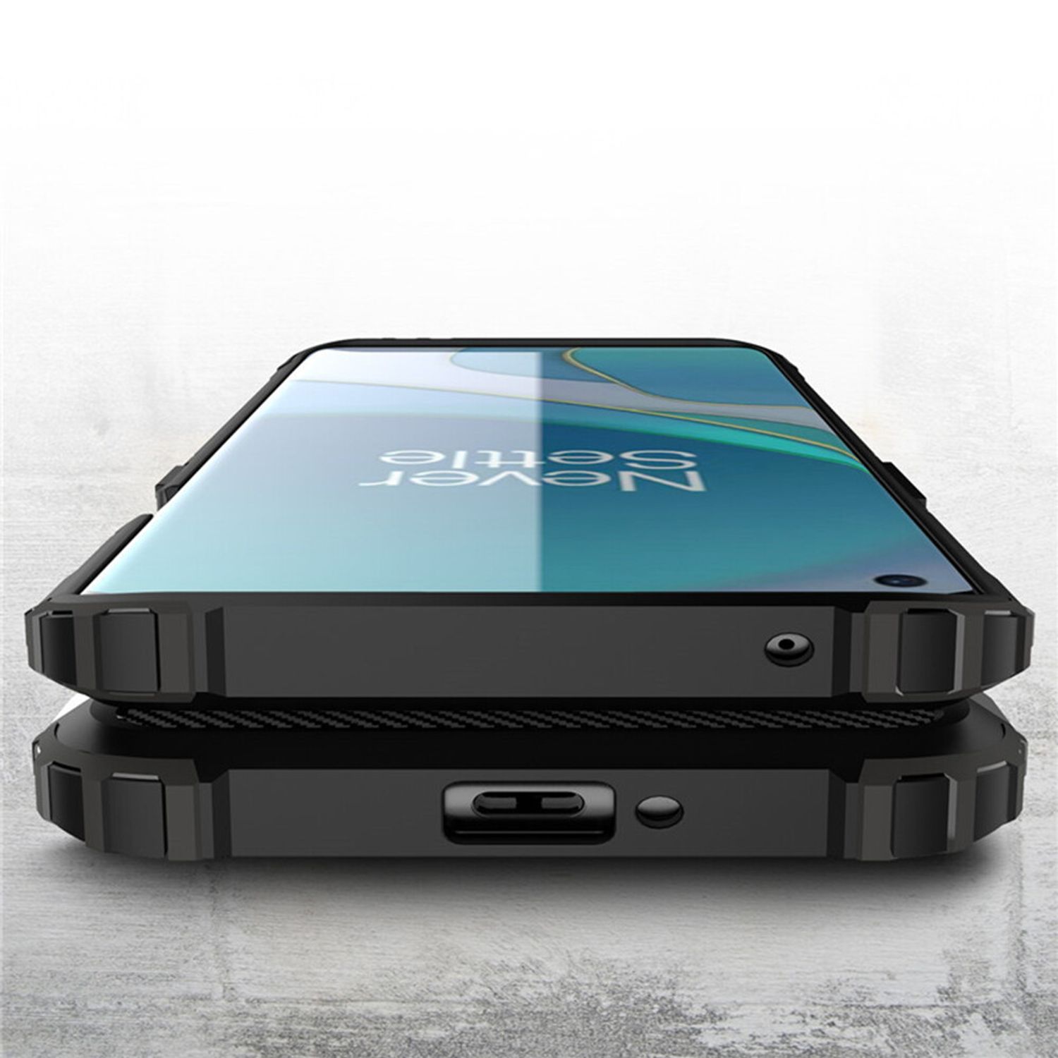 Husa Techsuit - Hybrid Armor - Oneplus 9 PRO - Black fotografia produsului View 2 L