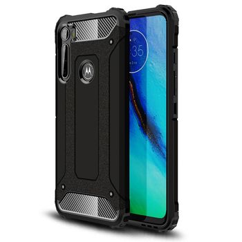 Husa techsuit - hybrid armor - motorola moto one fusion plus - black