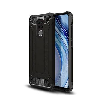 Husa techsuit - hybrid armor - xiaomi redmi note 9 - black
