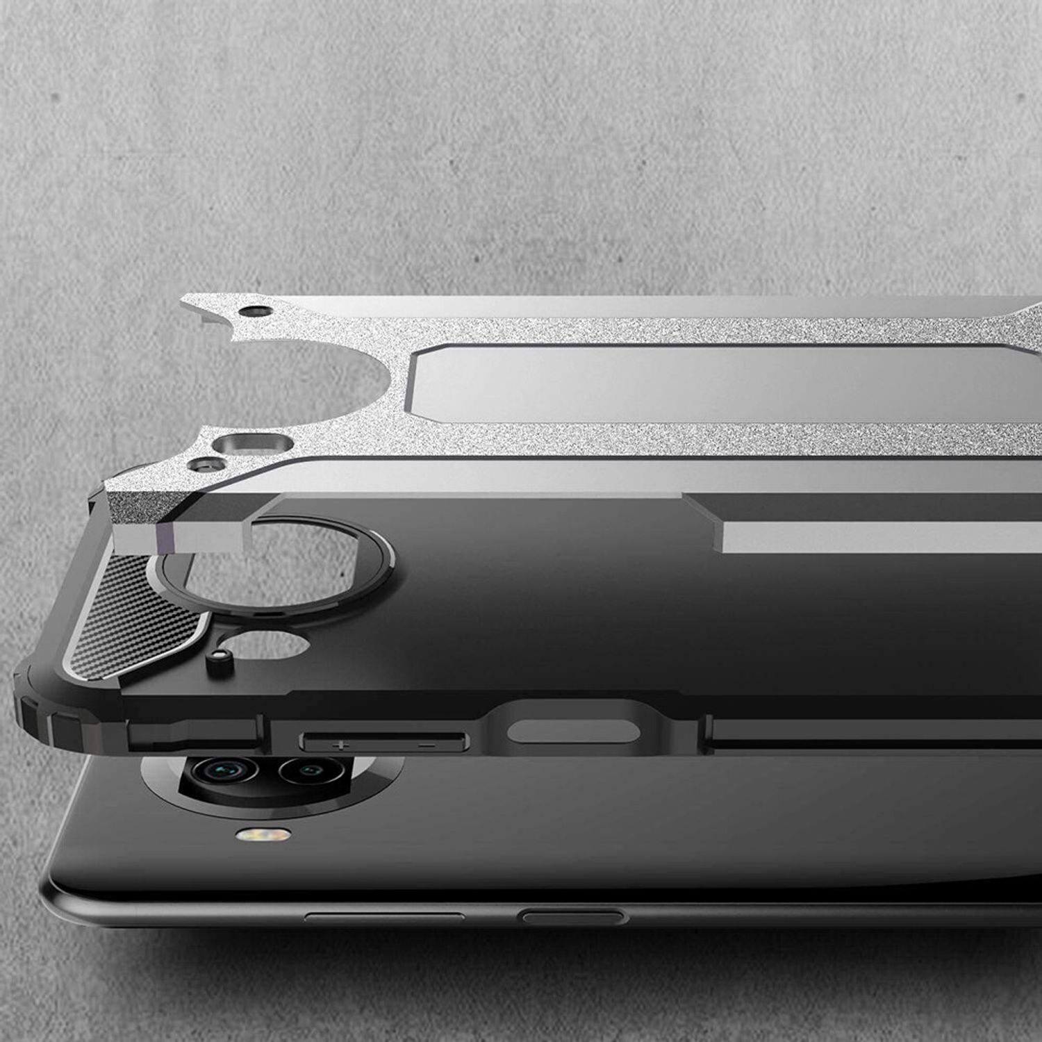 Husa Techsuit - Hybrid Armor - Xiaomi Mi 10T Lite - Black fotografia produsului View 2 L