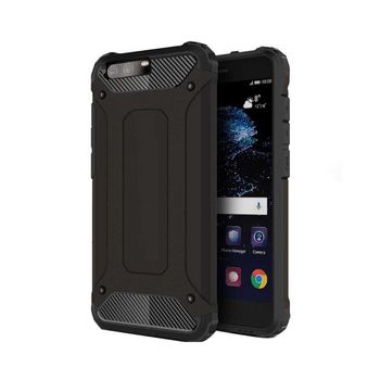 Husa techsuit - hybrid armor - huawei p10 plus - black