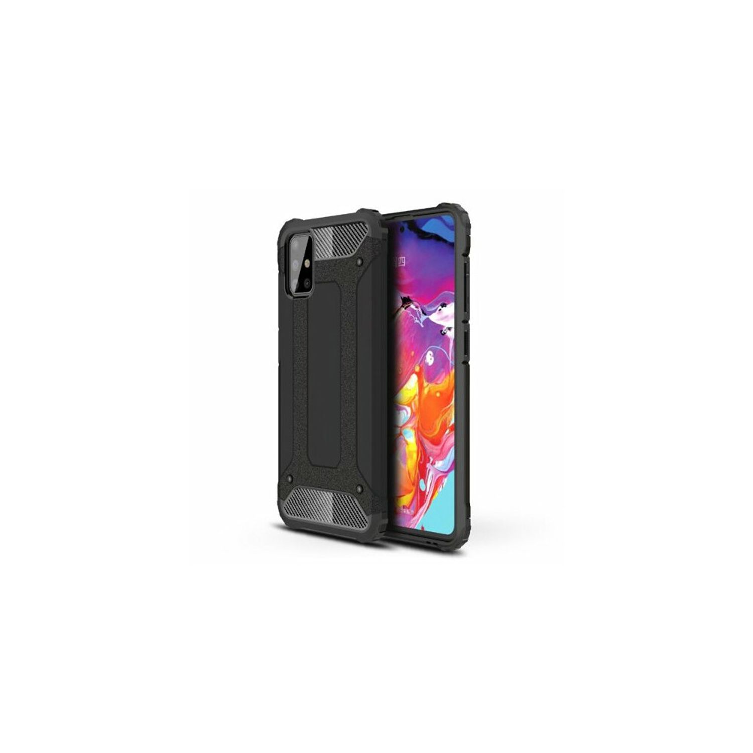 Husa Techsuit - Hybrid Armor - Samsung Galaxy A71 - Black fotografia produsului