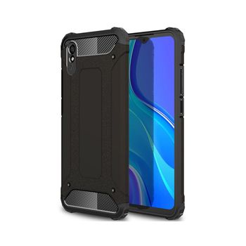 Husa techsuit - hybrid armor - xiaomi redmi 9a - black