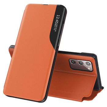 Husa tip carte techsuit - efold series - samsung galaxy s20 fe - orange