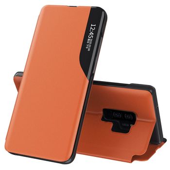 Husa tip carte techsuit - efold series - samsung galaxy s9 plus - orange