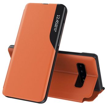 Husa tip carte techsuit - efold series - samsung galaxy s10 - orange