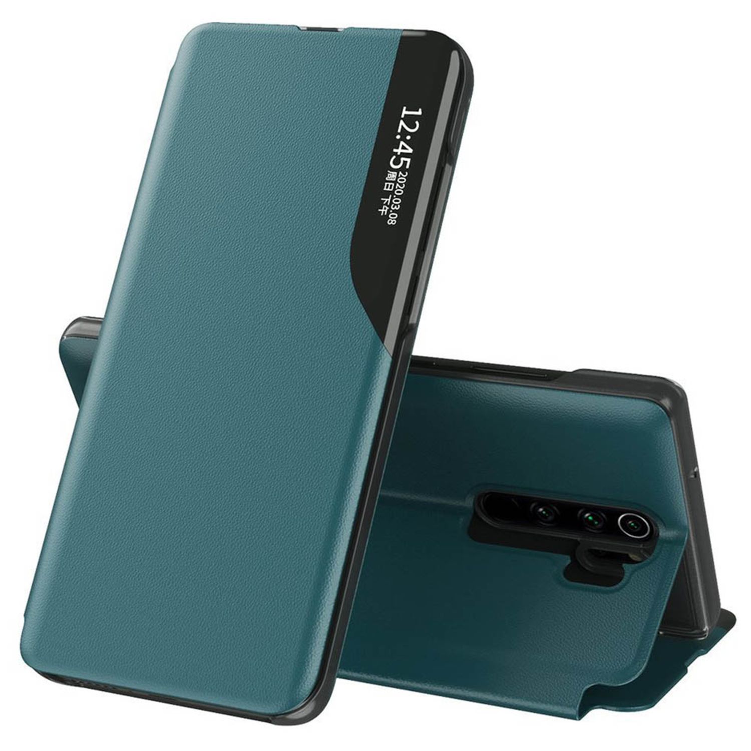Husa tip carte Techsuit - eFold Series - Xiaomi Redmi Note 8 Pro - Dark Green fotografia produsului