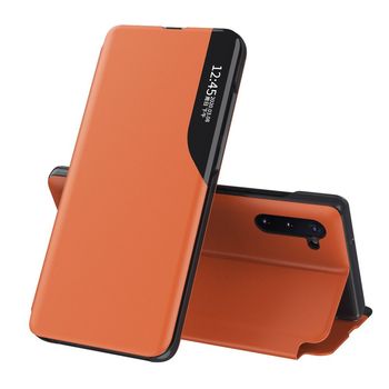 Husa tip carte techsuit - efold series - samsung galaxy note 10 - orange