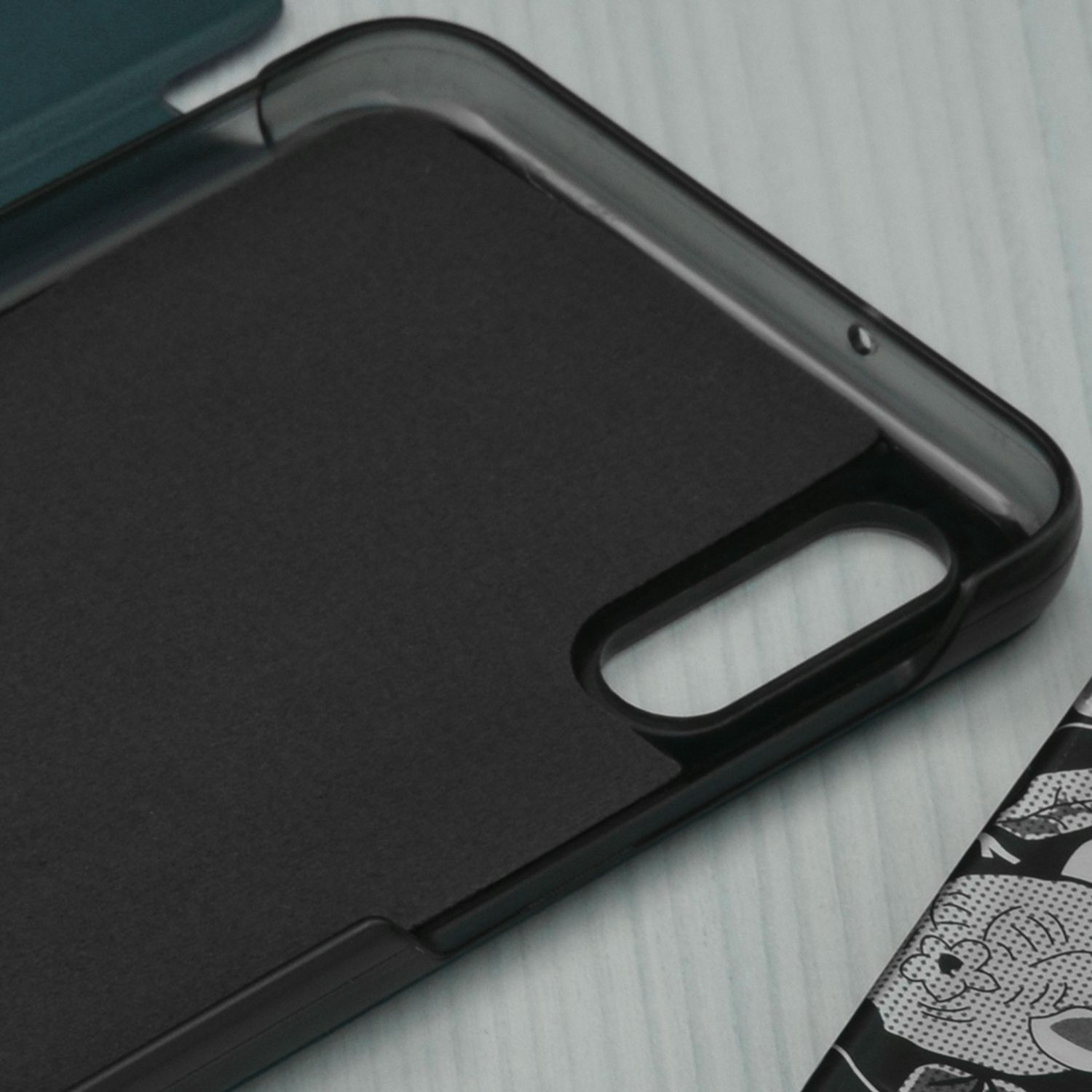 Husa tip carte Techsuit - eFold Series - Samsung Galaxy A10 - Dark Green fotografia produsului View 3 L