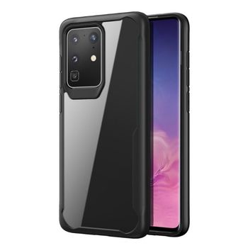 Husa premium techsuit - glaast series - samsung galaxy s20 ultra - black
