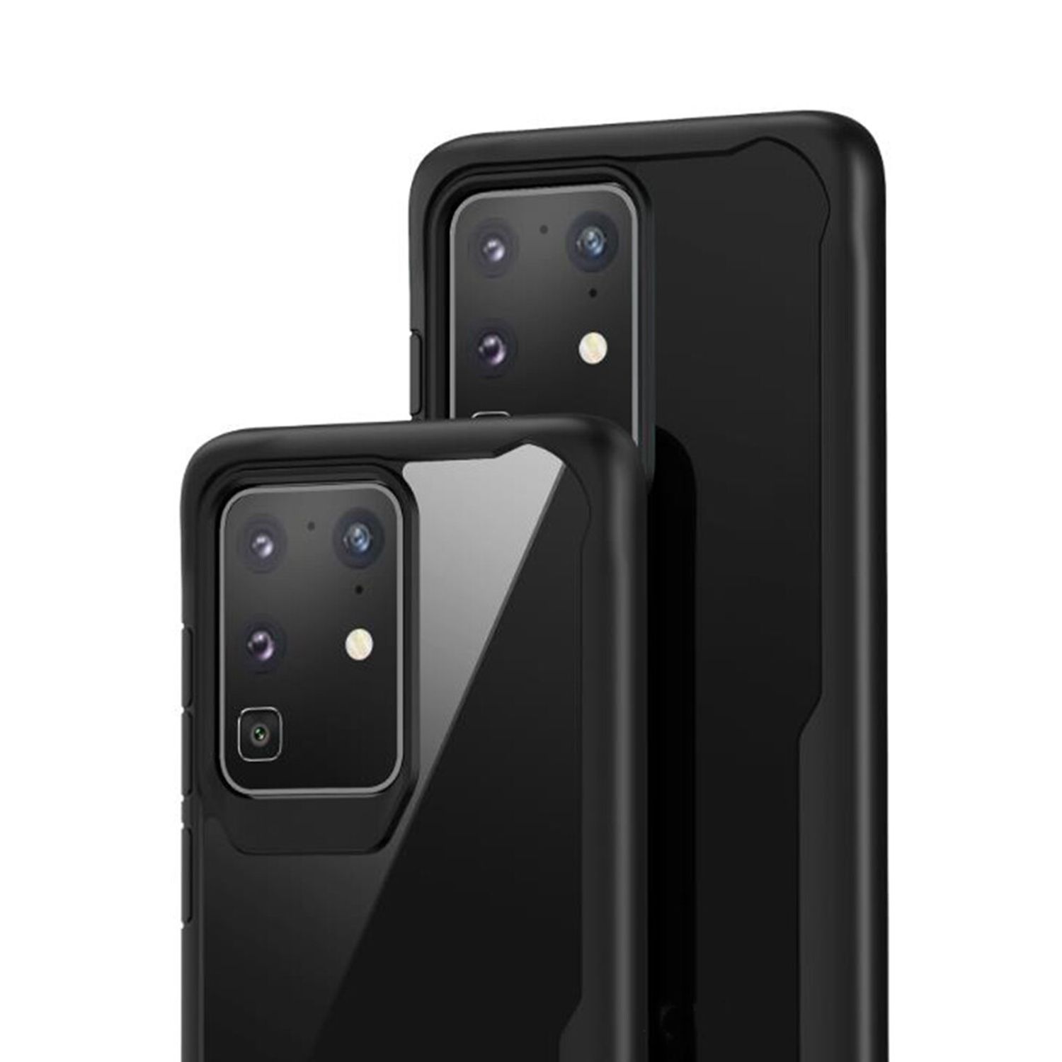 Husa premium Techsuit - Glaast Series - Samsung Galaxy S20 Ultra - Black fotografia produsului View 3 L