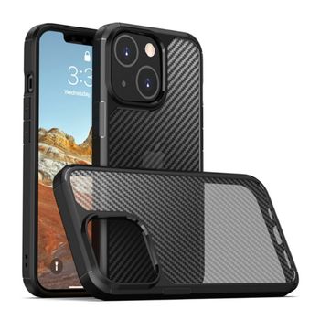 Husa premium techsuit - carbonfuse - iphone 13 - black