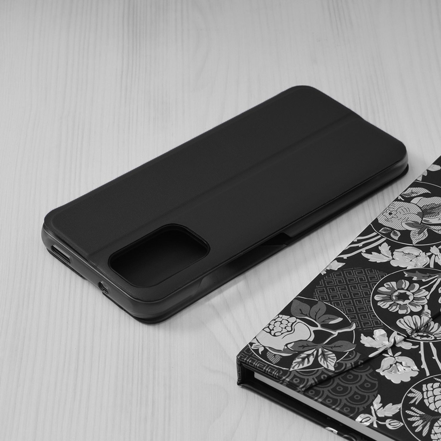 Husa tip carte Techsuit - eFold Series - Xiaomi Redmi Note 10 / 10S - Black fotografia produsului View 2 L