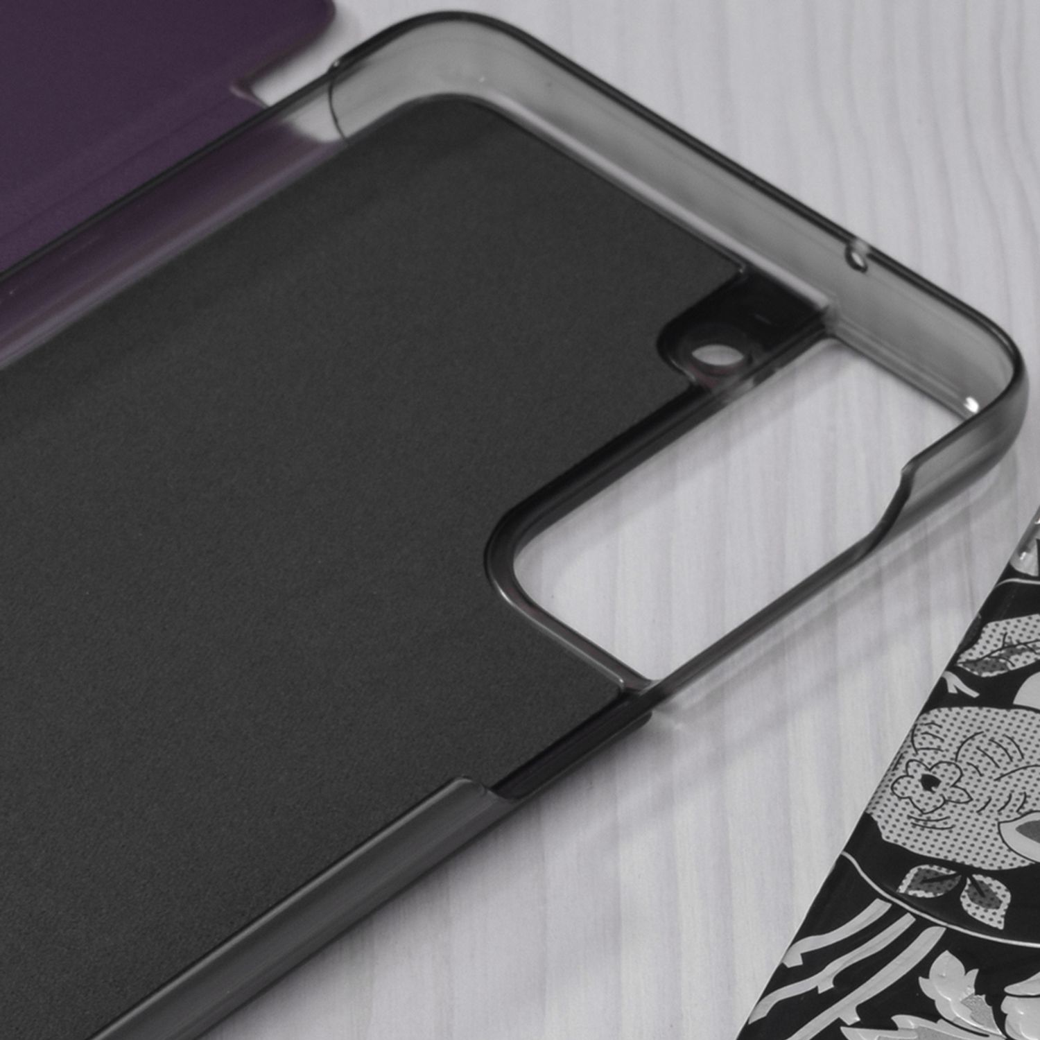 Husa tip carte Techsuit - eFold Series - Samsung Galaxy S21 FE - Purple fotografia produsului View 3 L