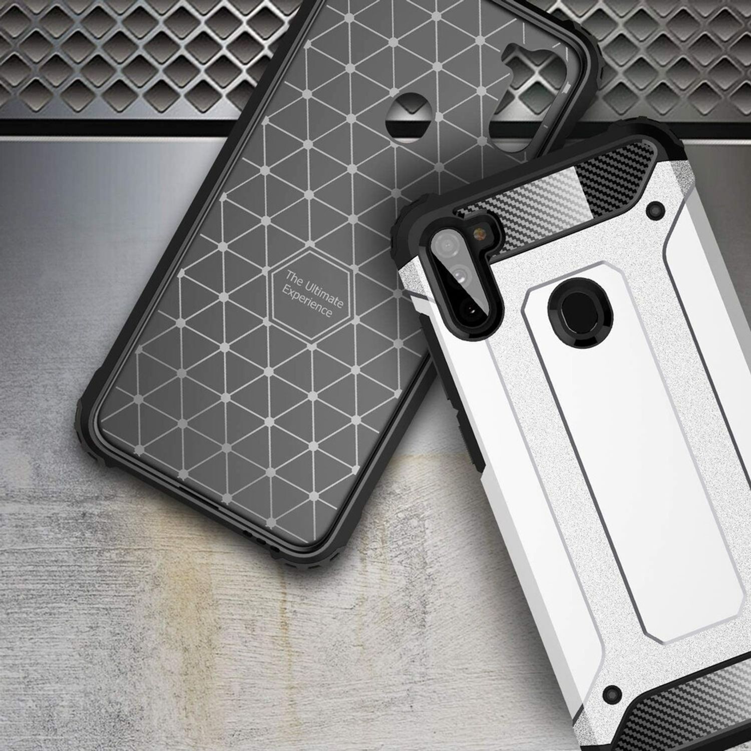 Husa Techsuit - Hybrid Armor - Samsung Galaxy A11 / M11 - Black fotografia produsului View 3 L