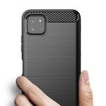 Husa Techsuit - Carbon Silicone - Samsung Galaxy A22 5G - Black fotografia produsului View 2 S