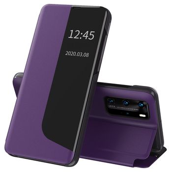 Husa tip carte techsuit - efold series - huawei p40 pro - purple