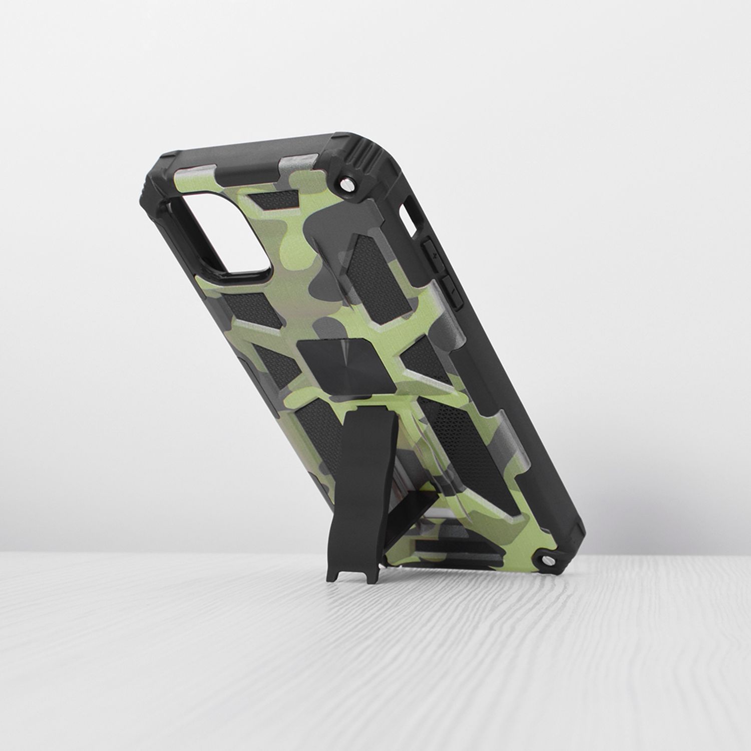Husa antisoc Techsuit - Blazor Series - iPhone 11 - Camo Lime fotografia produsului View 3 L