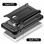 Husa Techsuit - Hybrid Armor - iPhone 4 / 4S - Black fotografia produsului View 2 S