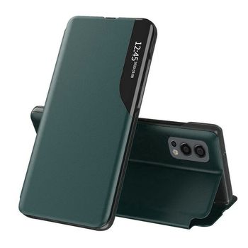 Husa tip carte techsuit - efold series - oneplus nord 2 5g - dark green