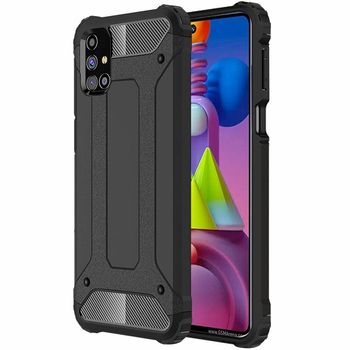 Husa techsuit - hybrid armor - samsung galaxy m51 - black