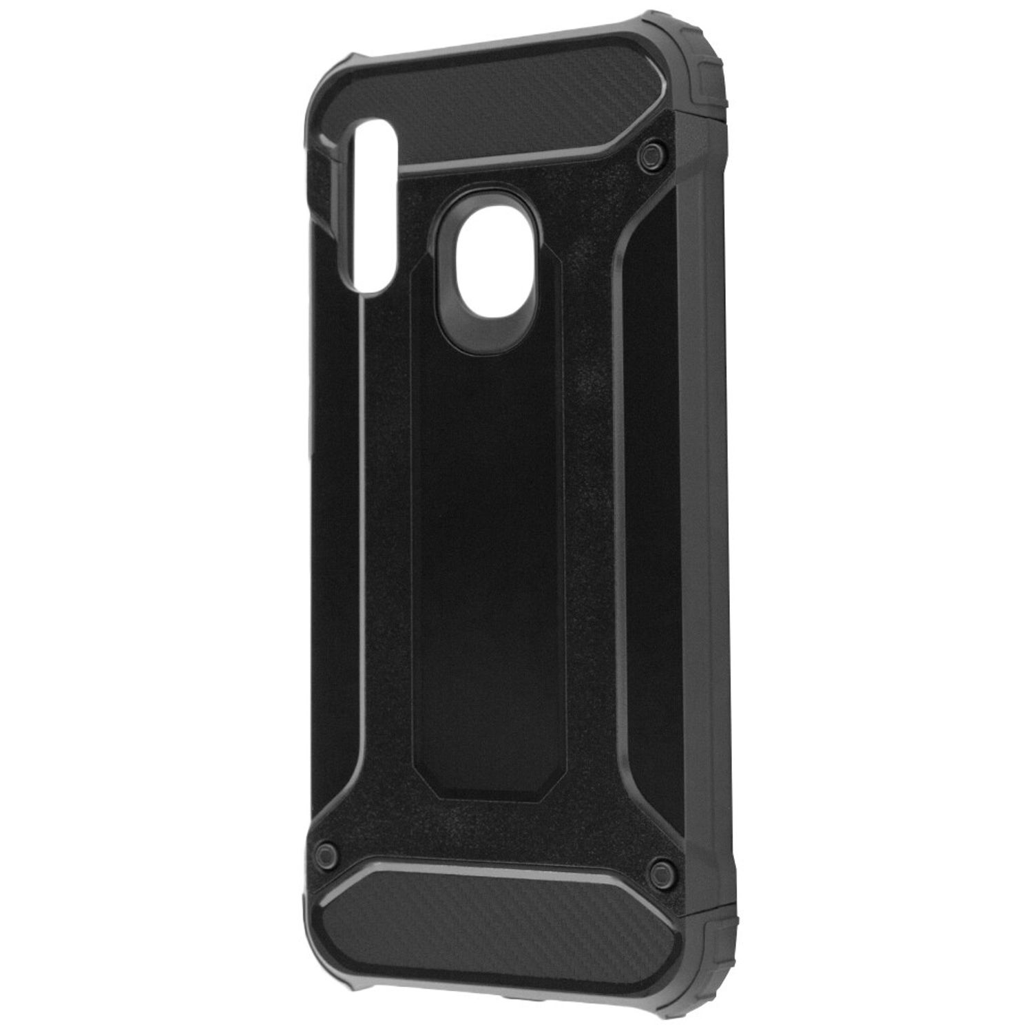 Husa Techsuit - Hybrid Armor - Samsung Galaxy A20e - Black fotografia produsului View 3 L