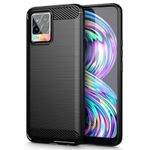 Husa Techsuit - Carbon Silicone - Realme 8 4G / 8 Pro 4G - Black fotografia produsului