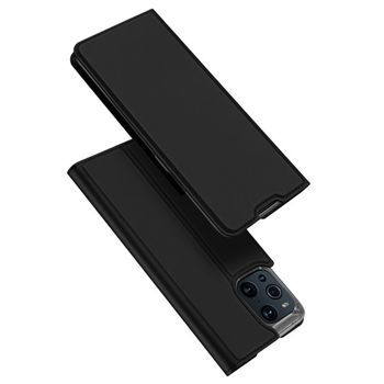 Husa tip carte dux ducis - skin pro - oppo find x3 / x3 pro - black