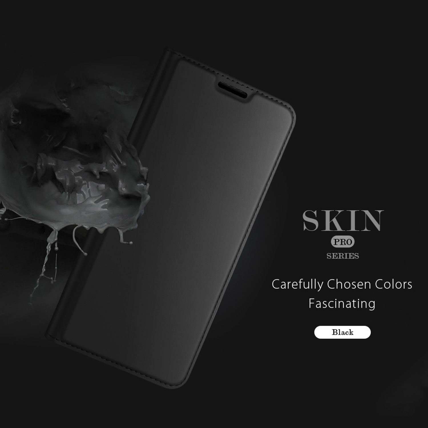 Husa tip carte Dux Ducis - Skin Pro - Google Pixel 5A - Black fotografia produsului View 2 L