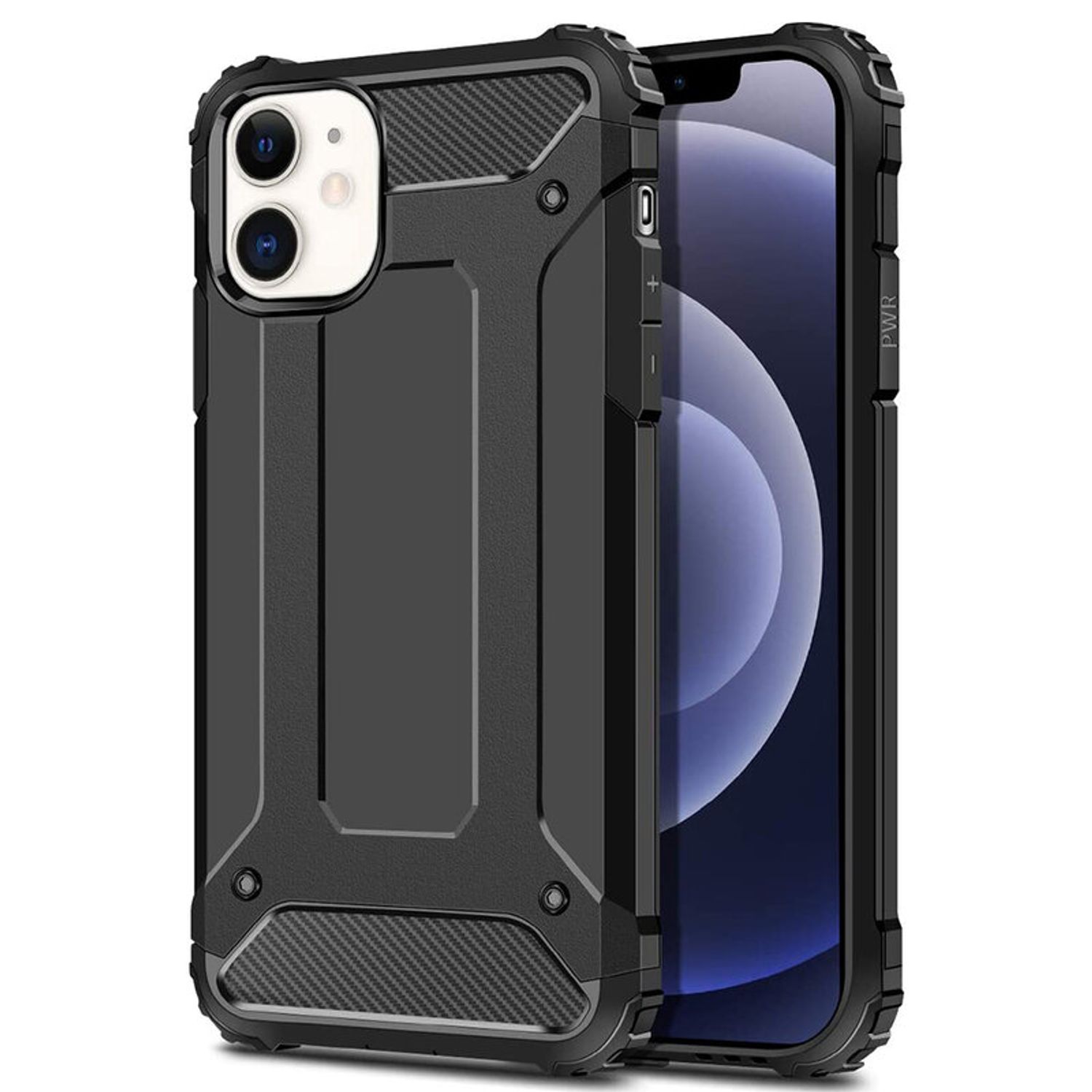 Husa Techsuit - Hybrid Armor - iPhone 13 Mini - Black fotografia produsului