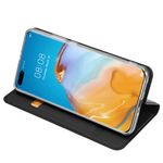 Husa tip carte Dux Ducis - Skin Pro - Huawei P40 Pro - Black fotografia produsului View 2 S