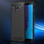 Husa Techsuit - Carbon Silicone - Samsung Galaxy J6 2018 - Black fotografia produsului View 2 S