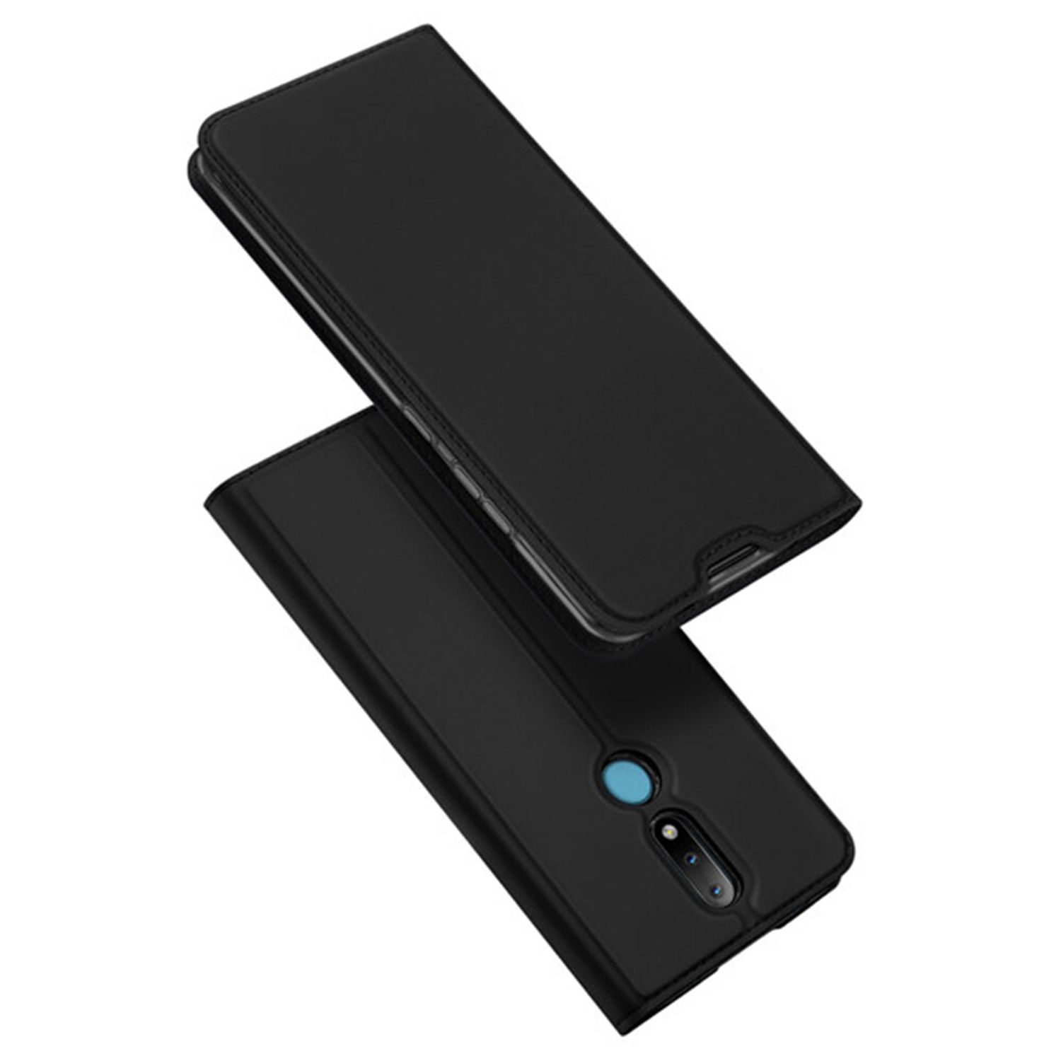 Husa tip carte Dux Ducis - Skin Pro - Nokia 2.4 - Black fotografia produsului