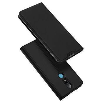 Husa tip carte dux ducis - skin pro - nokia 2.4 - black