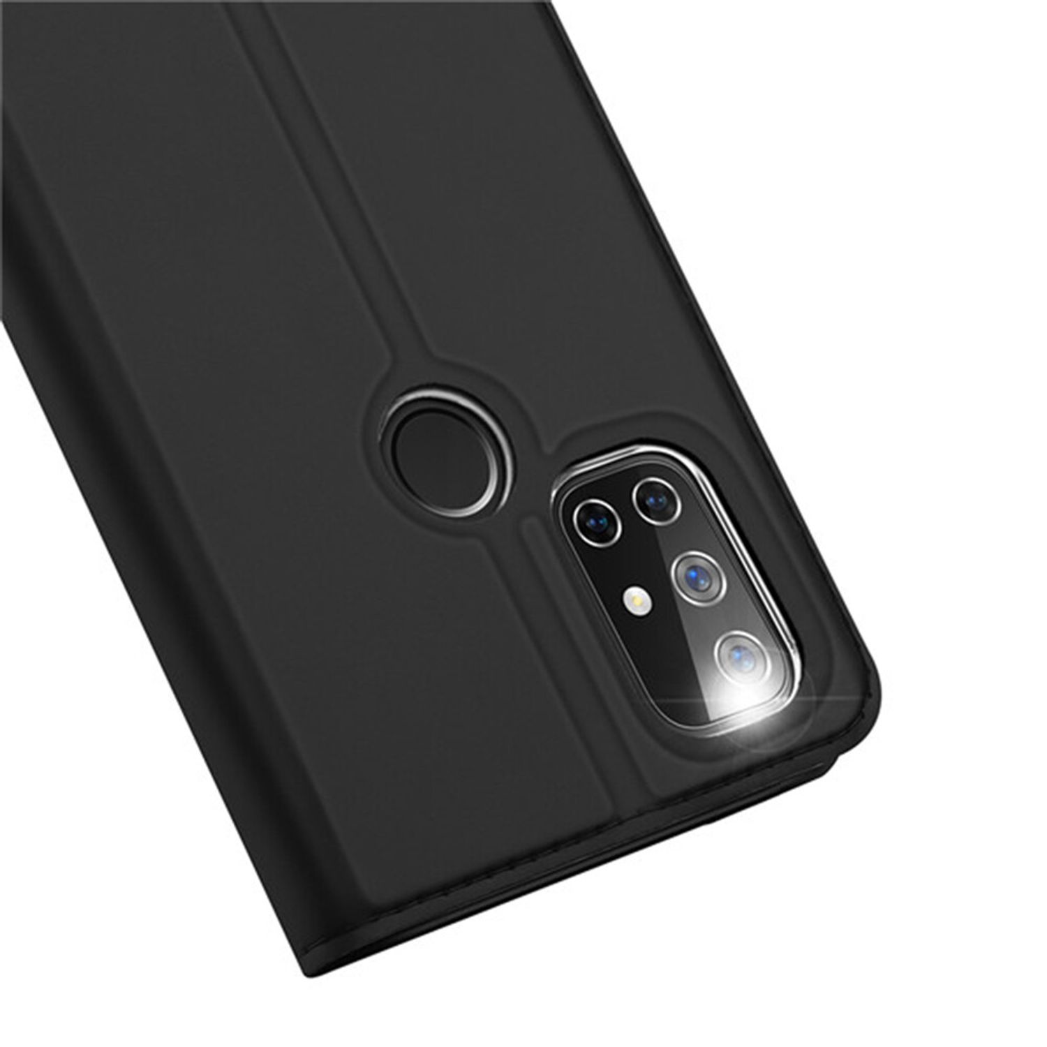Husa tip carte Dux Ducis - Skin Pro - Oneplus Nord N10 - Black fotografia produsului View 2 L