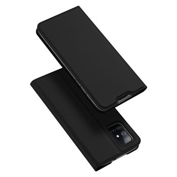 Husa tip carte dux ducis - skin pro - samsung galaxy m51 - black