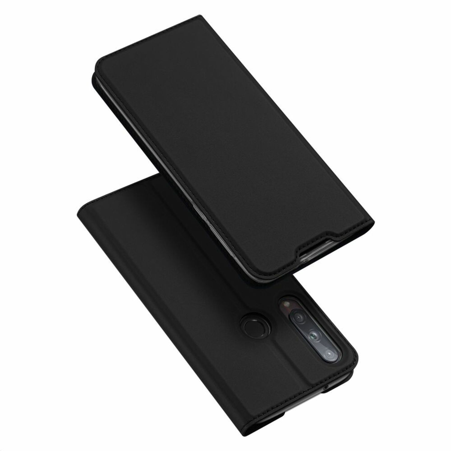 Husa tip carte Dux Ducis - Skin Pro - Huawei P40 Lite E - Black fotografia produsului