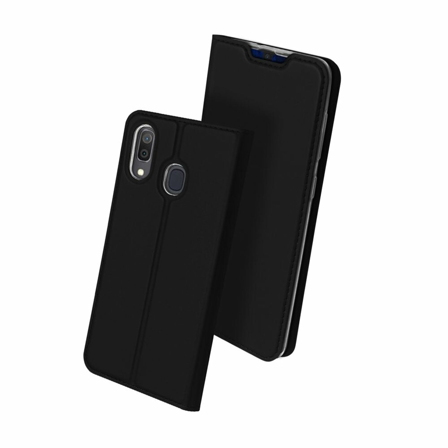 Husa tip carte Dux Ducis - Skin Pro - Samsung Galaxy A20e / A10e - Black fotografia produsului View 2 L