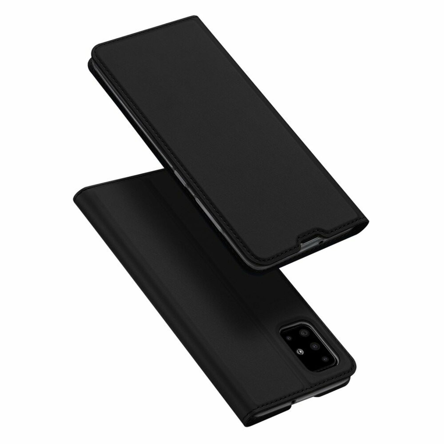 Husa tip carte Dux Ducis - Skin Pro - Samsung Galaxy A71 - Black fotografia produsului