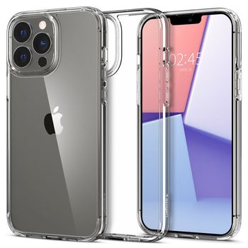 Husa premium ultra hybrid compatibila cu iphone 13 pro, transparent