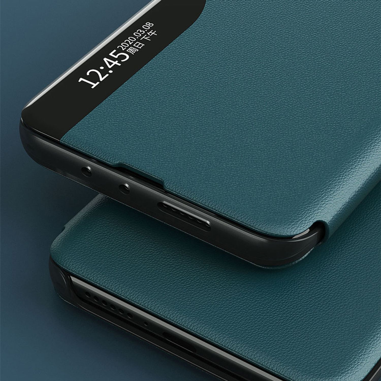 Husa tip carte Techsuit - eFold Series - Samsung Galaxy S20 Plus - Dark Green fotografia produsului View 3 L