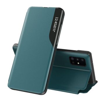 Husa tip carte techsuit - efold series - iphone 12 / 12 pro - dark green