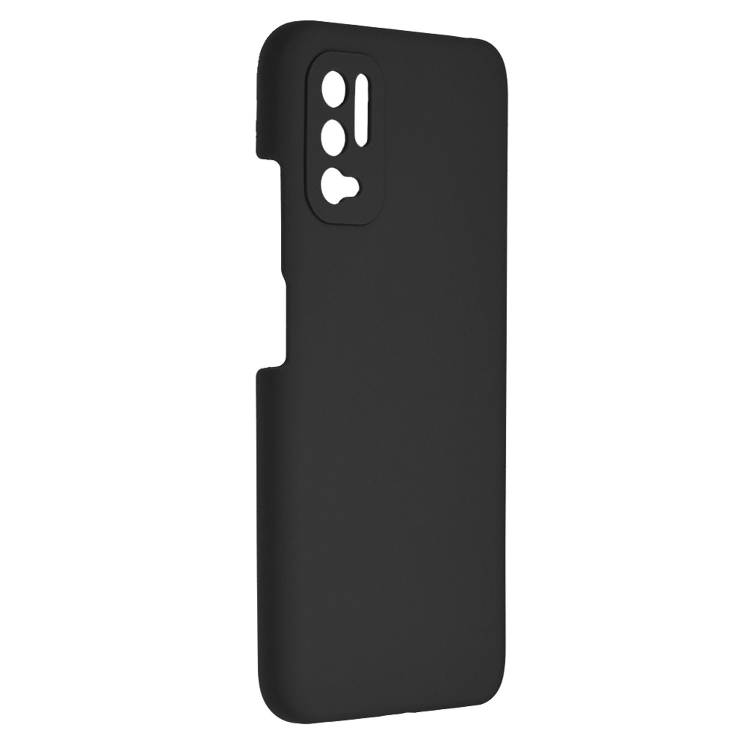 Husa premium Techsuit - Soft Edge Silicone - Xiaomi Poco M3 Pro 4G / 5G - Black fotografia produsului View 3 L