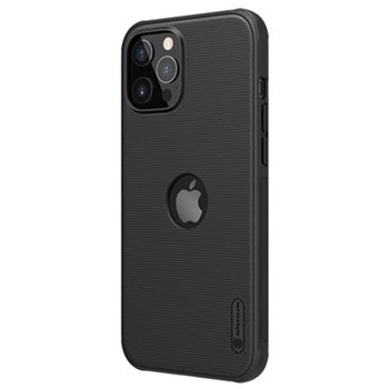 Husa nillkin - super frosted shield (husa magnetica) - iphone 12 pro max - black