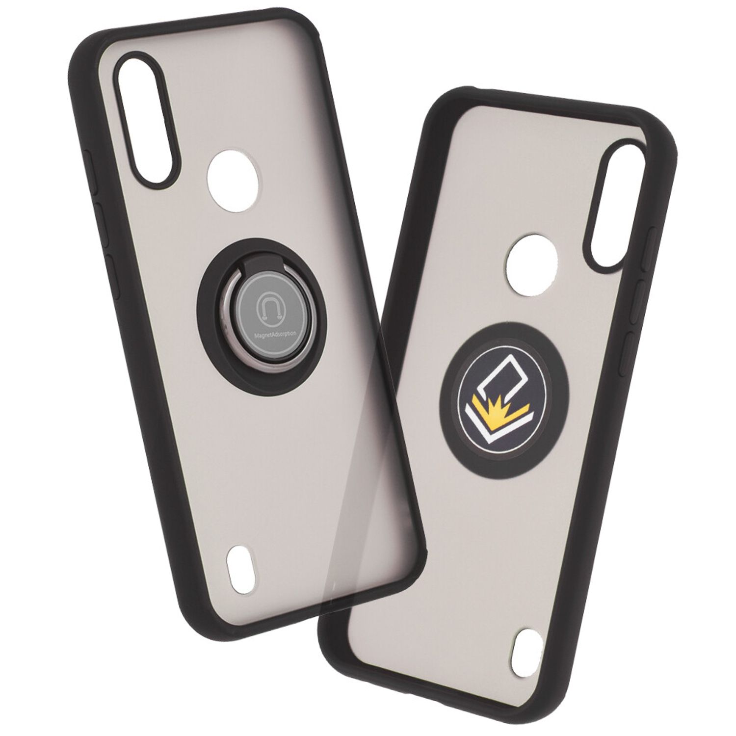 Husa Techsuit - Glinth - Motorola Moto E6s 2020 - Black fotografia produsului